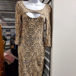 Material Girl cheetah dress